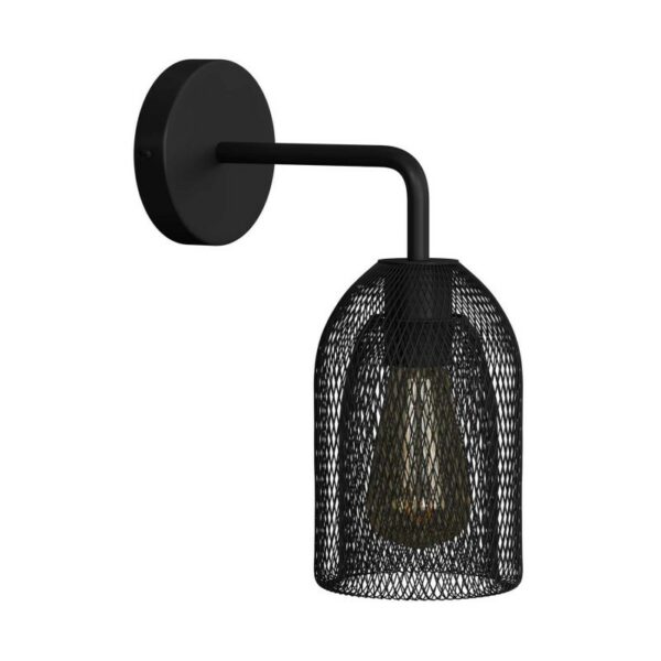 Fermaluce Metal con paralume Ghostbell, lampada a muro in metallo con estensione curva - immagine 10