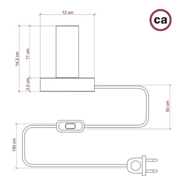 Posaluce Wood M - Lampada da tavolo in legno - immagine 5